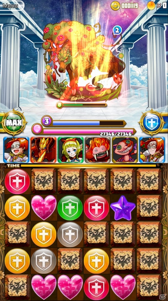 iOS/Android「ファンタジードロップ」平日限定の降臨クエスト「深き森の神獣」が登場！強力な全体魔法スキルを持った“神獣ケリュネイア”のゲットしようの画像6