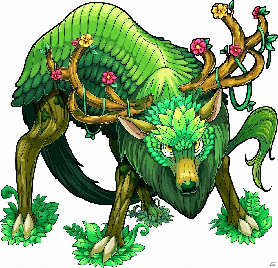 iOS/Android「ファンタジードロップ」平日限定の降臨クエスト「深き森の神獣」が登場！強力な全体魔法スキルを持った“神獣ケリュネイア”のゲットしようの画像9