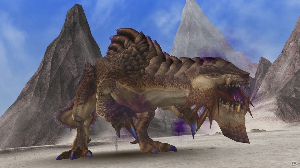 「モンスターハンター フロンティアG」未開の地“白湖”に生息する獣竜種「ガスラバズラ」が公開！の画像2
