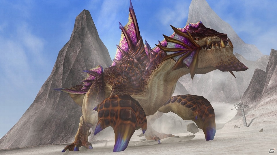 「モンスターハンター フロンティアG」未開の地“白湖”に生息する獣竜種「ガスラバズラ」が公開！の画像3