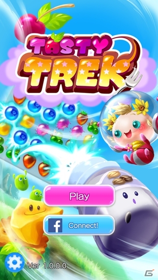 パズルとスロットが合わさった3マッチフルーツパズルゲーム「Tasty Trek」がiOS/Android向けに配信の画像1