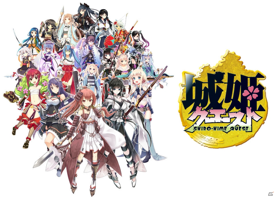 GREE「城姫クエスト」がパワーアップ＆リニューアル！ 6月29日に会津若松城よりニコニコ生放送にて記念番組が配信の画像1