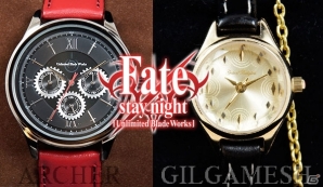 「Fate/stay night［Unlimited Blade Works］」アーチャー＆ギルガメッシュをイメージした腕時計2種が予約開始の画像1