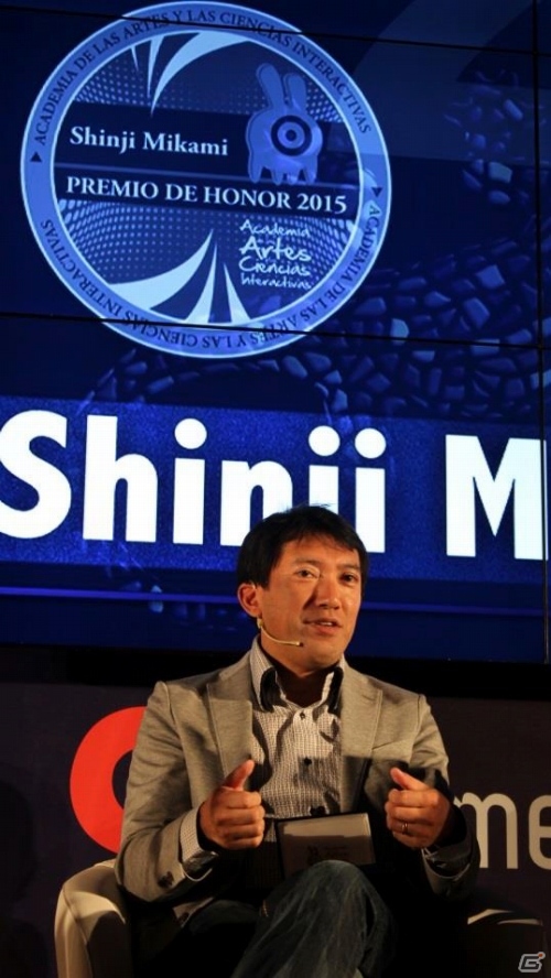 「サイコブレイク」の三上真司氏がスペイン「Gamelab Barcelona 2015」にて名誉賞を受賞の画像1