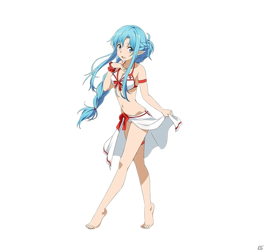 iOS/Android「ソードアート・オンライン コード・レジスタ」水着衣装のアスナ＆シリカが登場の画像3