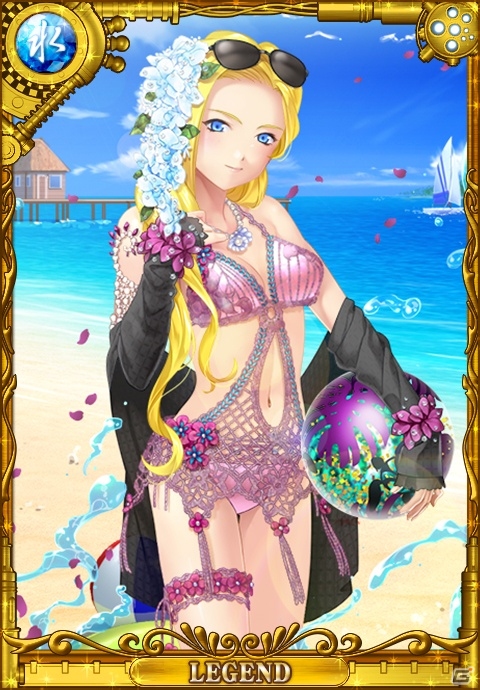 Mobage/mixi/Ameba「サクラ大戦～百花繚乱夢物語～」イベントでも特効を発揮する水着コスチューム「渚の霊具」が登場！の画像6