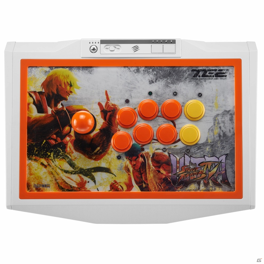 PS4/PS3対応アーケードスティック「ウルトラストリートファイターIV“ライバルズ”TE2」が7月9日に発売の画像1