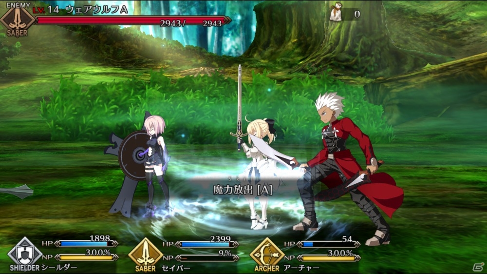 iOS/Android「Fate/Grand Order」コマンドオーダーバトルの特徴を紹介！切り札「宝具」は初参戦サーヴァントにも用意の画像2