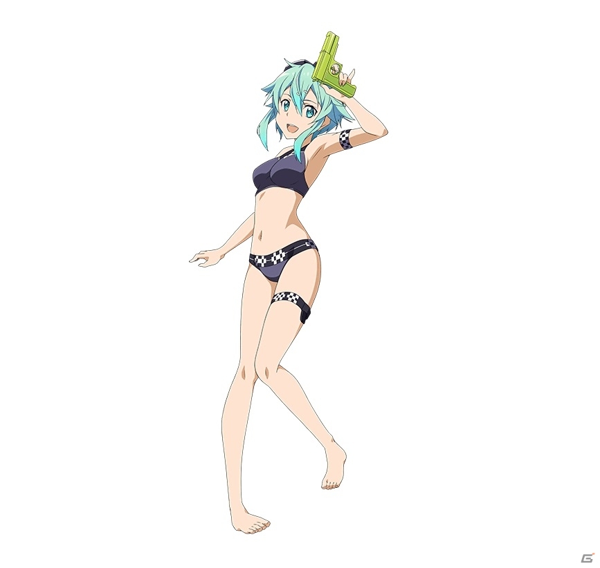 iOS/Android「ソードアート・オンライン コード・レジスタ」リーファとシノンの水着姿がお披露目―強力なサポート能力にも注目！の画像4