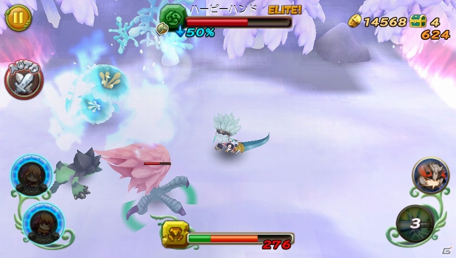 PS Vita版「聖剣伝説 RISE of MANA」10万ダウンロード突破記念キャンペーンが実施！精霊石が毎日もらえるほか、チャレンジクエスト「氷結の覇王」もスタートの画像3