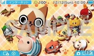 3DS「モンハン日記 ぽかぽかアイルー村DX」こもれびの巣でモンスターベビーと出会える！仮面女子コラボ衣装＆ショップ特典なども紹介の画像15