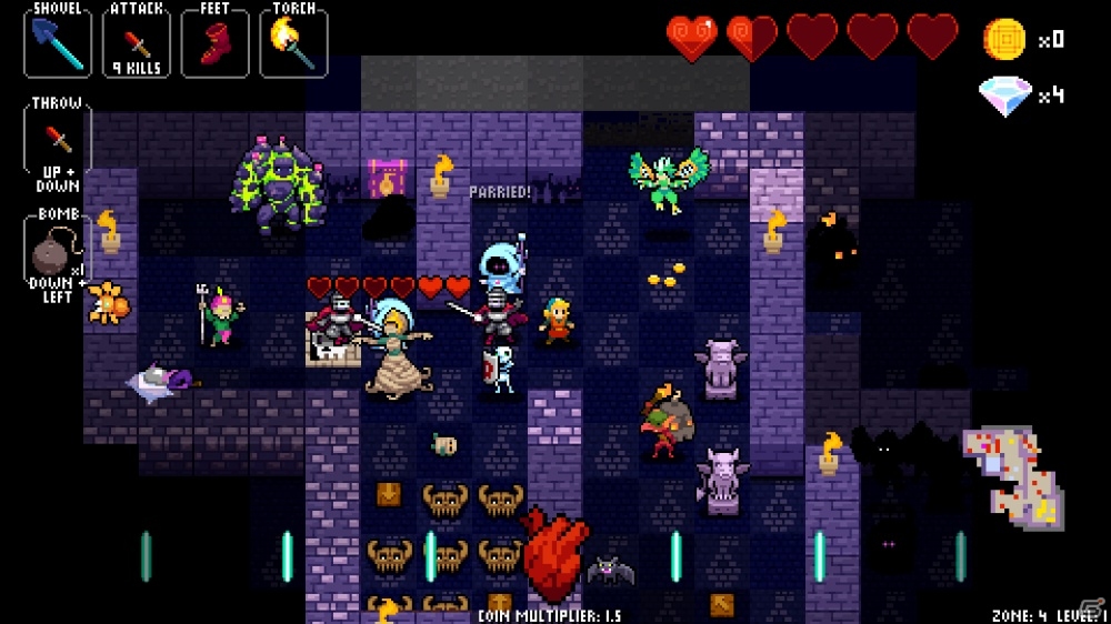 ローグライク×リズムアクション「クリプト・オブ・ネクロダンサー」がPS4/PS Vitaで日本発売決定の画像5