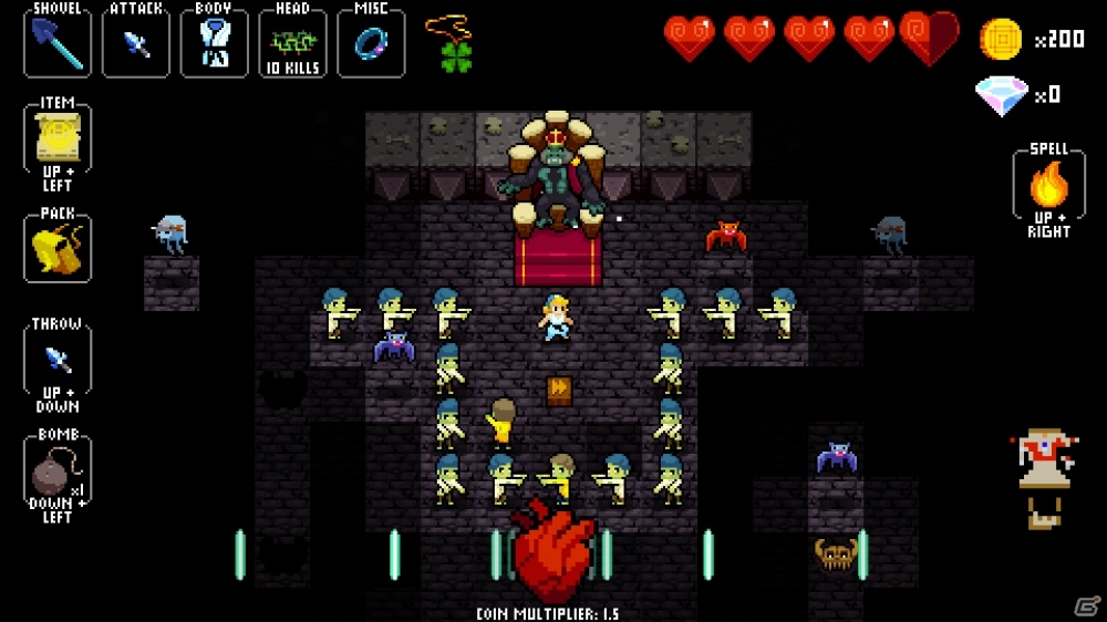 ローグライク×リズムアクション「クリプト・オブ・ネクロダンサー」がPS4/PS Vitaで日本発売決定の画像9