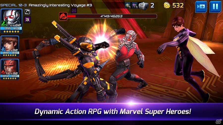 iOS/Android「マーベル・フューチャーファイト」新ヒーロー“アントマン”の実装を含む大型アップデートが実施の画像2
