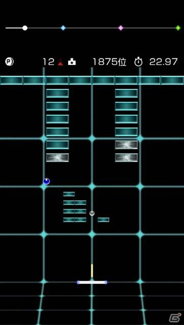 「breaker:ブロック崩し-30秒でどこまで壊せますか？」iOS版が配信―新たにハイスコアランキングが楽しめる！の画像1