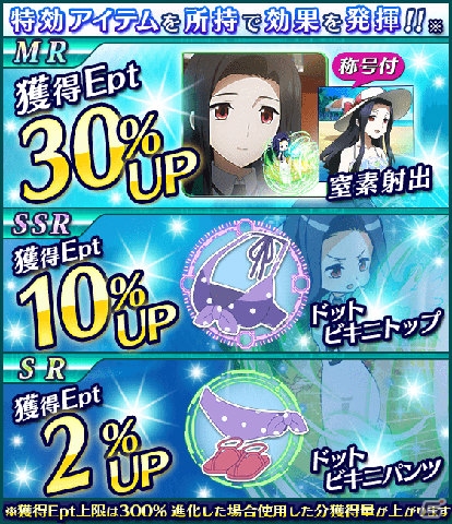 Mobage「魔法科高校の劣等生 スクールマギクスバトル」真由美、摩利、あずさの描き下ろし限定称号が手に入る水着イベントが開催！の画像11