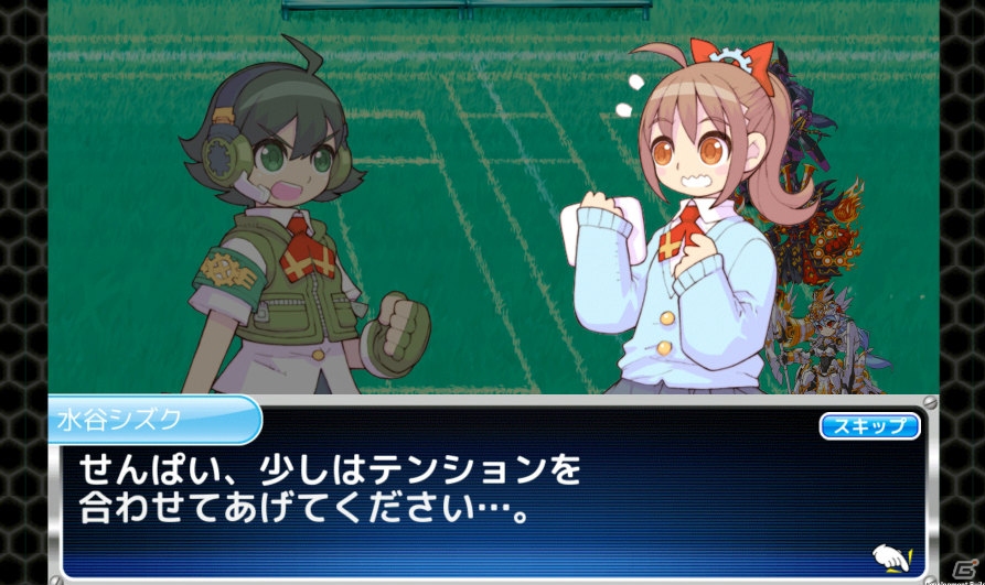 中山徹氏がデザインしたキャラクターとロボットが登場する「女子メカ！ -ねじまき学園生徒会戦記-」のiOS版が登場！の画像9