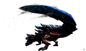 3DS「モンスターハンタークロス」メインモンスターの一角・“灼熱の刃”ディノバルドを紹介！新フィールド「古代林」＆オトモの新要素もの画像1