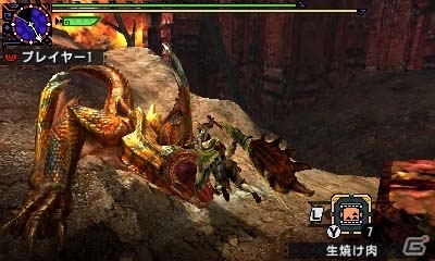 3DS「モンスターハンタークロス」メインモンスターの一角・“灼熱の刃”ディノバルドを紹介！新フィールド「古代林」＆オトモの新要素もの画像19