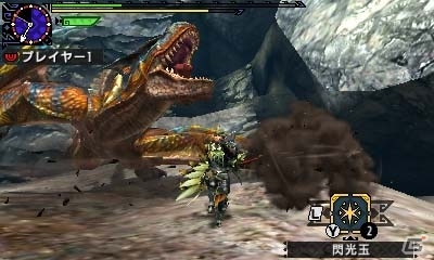 3DS「モンスターハンタークロス」メインモンスターの一角・“灼熱の刃”ディノバルドを紹介！新フィールド「古代林」＆オトモの新要素もの画像20