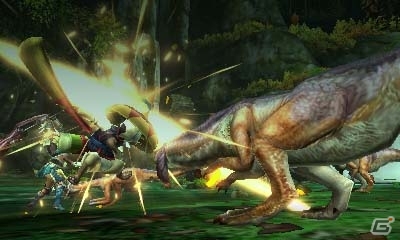 3DS「モンスターハンタークロス」メインモンスターの一角・“灼熱の刃”ディノバルドを紹介！新フィールド「古代林」＆オトモの新要素もの画像27