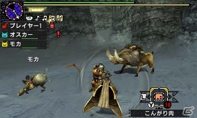 3DS「モンスターハンタークロス」メインモンスターの一角・“灼熱の刃”ディノバルドを紹介！新フィールド「古代林」＆オトモの新要素もの画像29