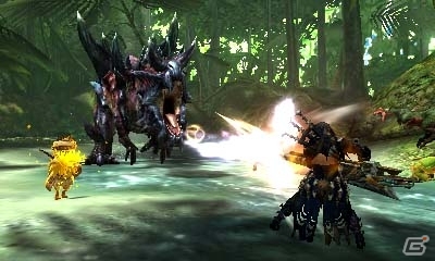 3DS「モンスターハンタークロス」メインモンスターの一角・“灼熱の刃”ディノバルドを紹介！新フィールド「古代林」＆オトモの新要素もの画像4
