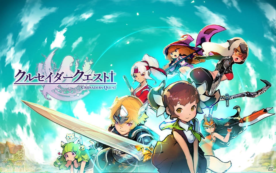 世界で800万DLを突破したピクセルアートアクションRPG「クルセイダークエスト」が配信開始！個性あふれる女神たちと冒険しようの画像1