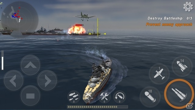 Android「WARSHIP BATTLE」多数の艦載機を携える新たな巨大母艦「伊勢」が登場！新エピソード9・10も解放の画像9