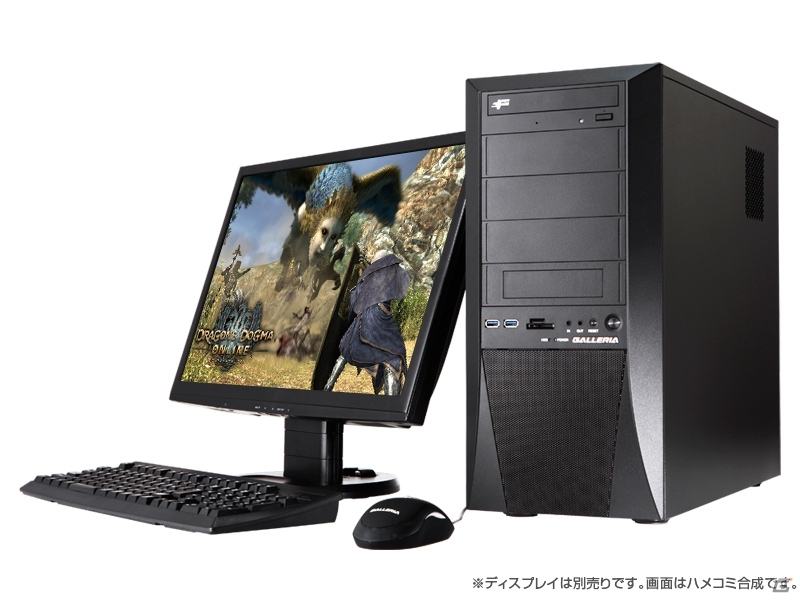 サードウェーブデジノス、GALLERIA「ドラゴンズドグマ オンライン」推奨パソコンを発売―特典はシールドセージ用武器の画像1
