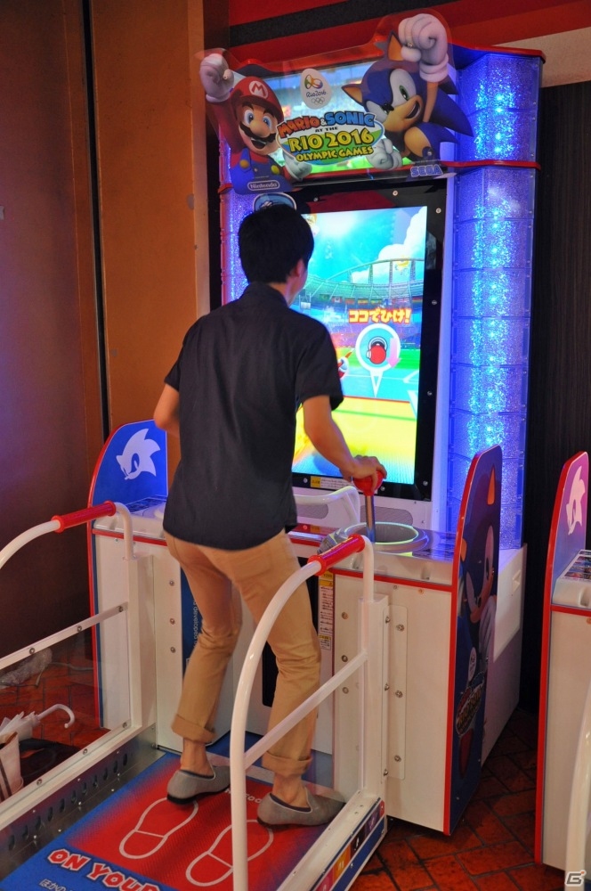 走って回してジャンプする！ロケテ実施中のAC「マリオ＆ソニック AT リオオリンピック-アーケード エディション（仮称）」を遊んできましたの画像13
