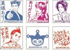 スタンプ台がなくても気軽に押せる「逆転裁判」のキャラクタースタンプが7月上旬に発売！