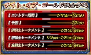 iOS/Android「オルタンシア・サーガ –蒼の騎士団-」個人最強を決めるイベント「ナイト・オブ・ゴールド」が開催！の画像2