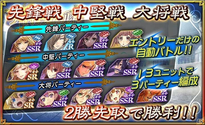 iOS/Android「オルタンシア・サーガ –蒼の騎士団-」個人最強を決めるイベント「ナイト・オブ・ゴールド」が開催！の画像3