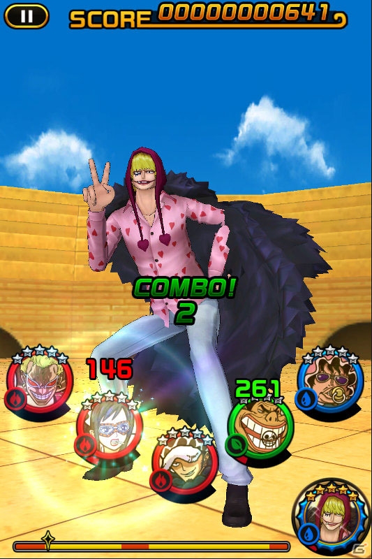 Ios Android One Piece Dance Battle コラソンたち新キャラクターが追加 Dressrosa Impact キャンペーンも開始 ゲーム情報サイト Gamer