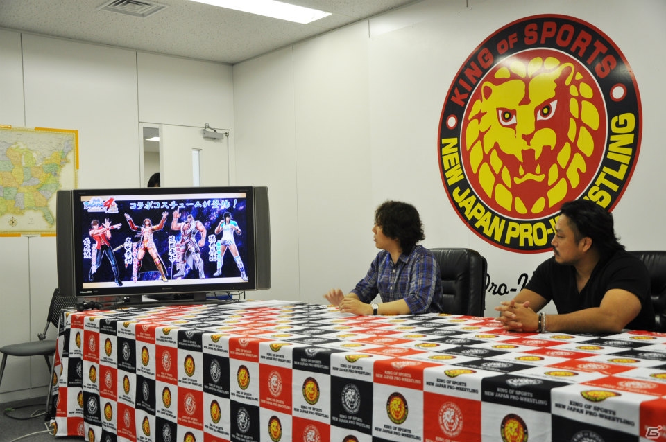 「戦国BASARA4 皇」と「新日本プロレス」のコラボレーションコスチューム第2弾の発表会をレポート！後藤洋央選手のコスチュームを「戦国BASARA」開発スタッフがデザイン！？の画像3