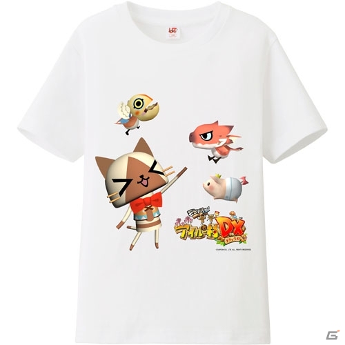 3DS「モンハン日記 ぽかぽかアイルー村DX」自分だけのTシャツが作れる「UTme！」にキャラクタースタンプが登場の画像2