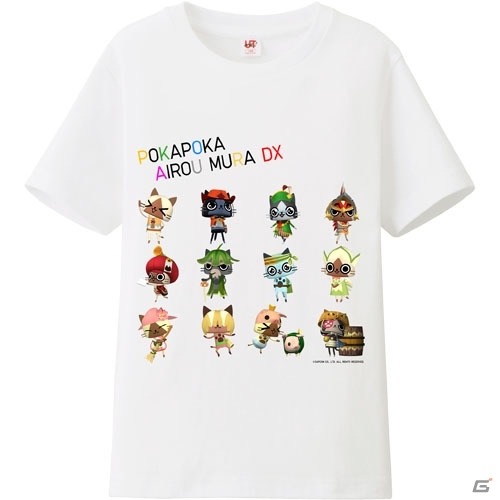 3DS「モンハン日記 ぽかぽかアイルー村DX」自分だけのTシャツが作れる「UTme！」にキャラクタースタンプが登場の画像3