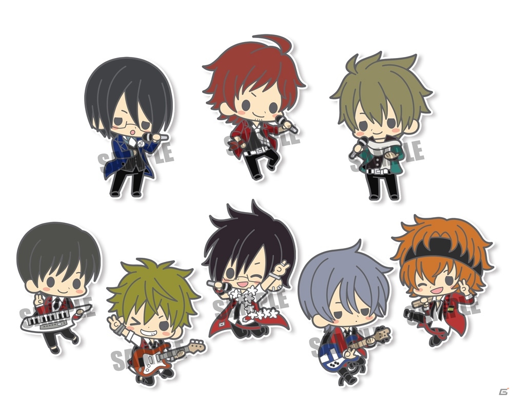 アイドルマスター SideM」ラバーストラップコレクション第1・2弾が11月