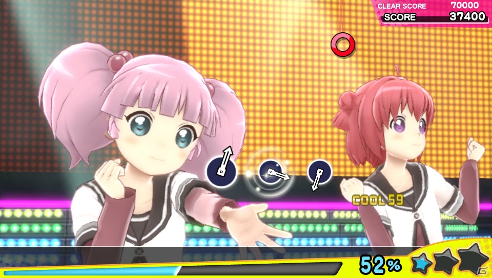 PS Vita「ミラクルガールズフェスティバル（仮）」キャラクターたちのライブステージを楽しめるリズムゲームの特徴を紹介！収録作品も改めてチェックの画像2