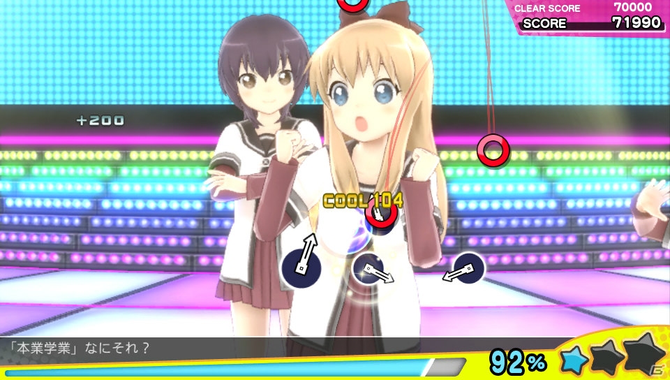 PS Vita「ミラクルガールズフェスティバル（仮）」キャラクターたちのライブステージを楽しめるリズムゲームの特徴を紹介！収録作品も改めてチェックの画像4