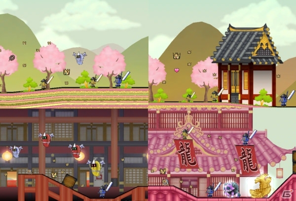 iOS/Android「ケリ姫スイーツ」桜舞い散る和風エリア「みたらし城郭」が登場！1,000万DL前夜祭「リメンバーラッシュ」に999が出現の画像2