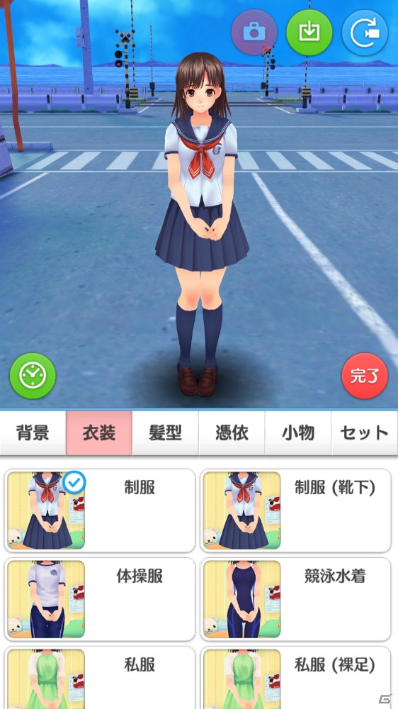 水がかかったヒロインのリアクションも魅力の美少女ADV＆シューターゲーム「ウォーターガール」iOS版の事前登録が開始！の画像10