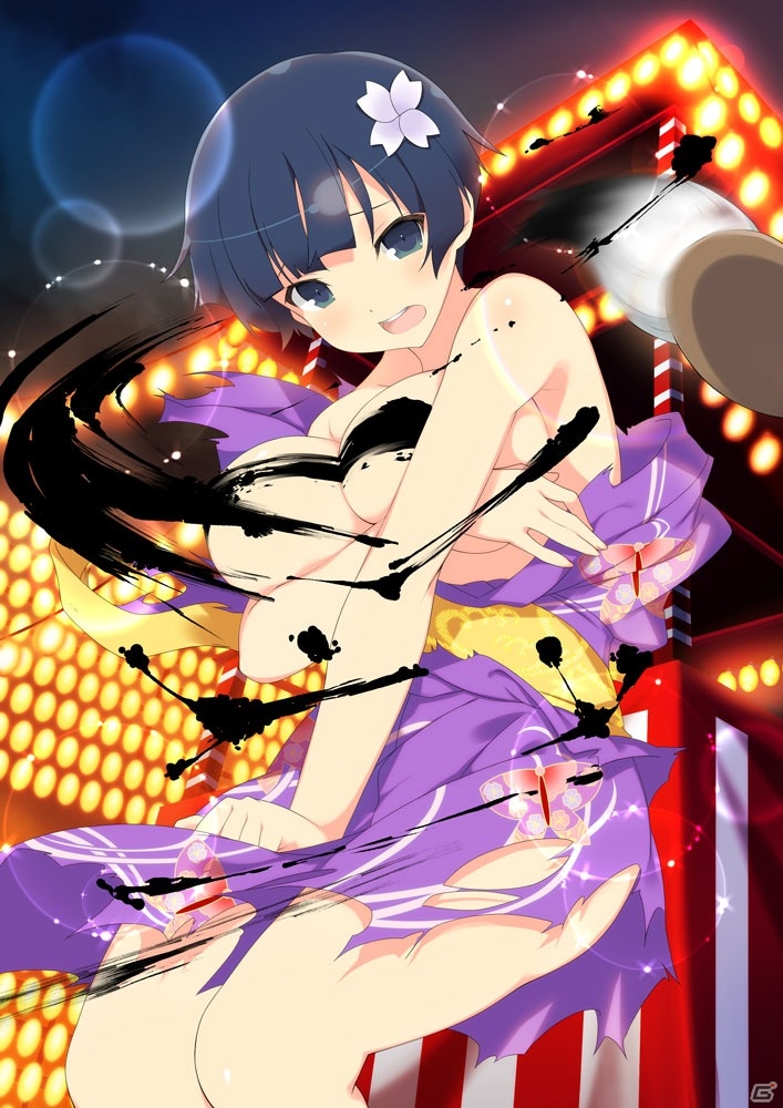 GREE/Mobage「閃乱カグラ NewWave Gバースト」イベント「ちち草や 忍少女が 墨の跡」が開催の画像5