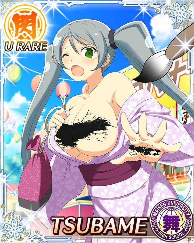 GREE/Mobage「閃乱カグラ NewWave Gバースト」イベント「ちち草や 忍少女が 墨の跡」が開催の画像6
