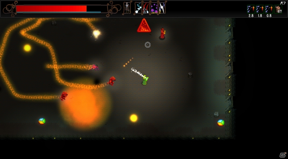285の魔法で迷宮を踏破するローグライクアクション「RUNERS」がPLAYISMにて配信の画像7