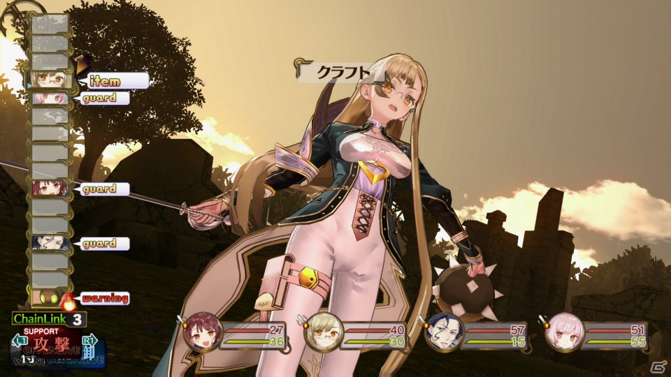 PS4/PS3/PS Vita「ソフィーのアトリエ」コマンドの先行入力が特徴の“ロジカルターンバトル”を紹介―時間や天候で変化していく世界にも注目の画像10