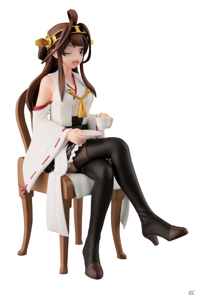 ティータイムを楽しむ金剛型四姉妹のリアルフィギュア＆ちびきゅんキャラが8月下旬よりアミューズメント施設へ順次抜錨！の画像2