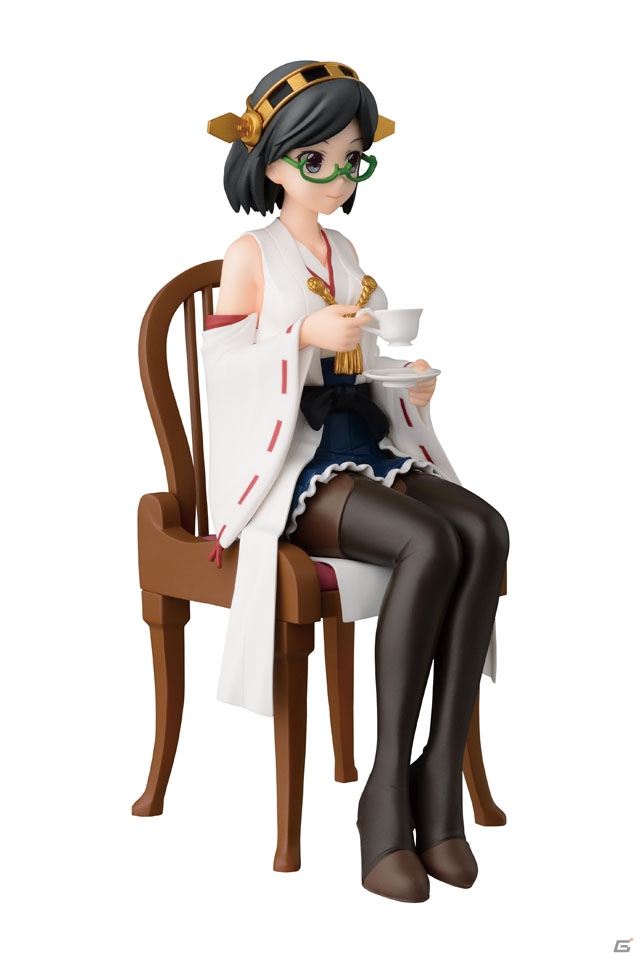 ティータイムを楽しむ金剛型四姉妹のリアルフィギュア＆ちびきゅんキャラが8月下旬よりアミューズメント施設へ順次抜錨！の画像6