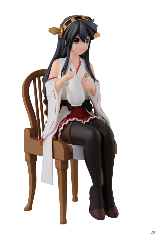 ティータイムを楽しむ金剛型四姉妹のリアルフィギュア＆ちびきゅんキャラが8月下旬よりアミューズメント施設へ順次抜錨！の画像8